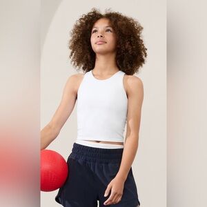 ATHLETA GIRL LONG DISTANCE 2.0 BRA SIZE L/12 WHITE